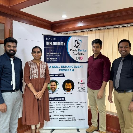 Participants practicing